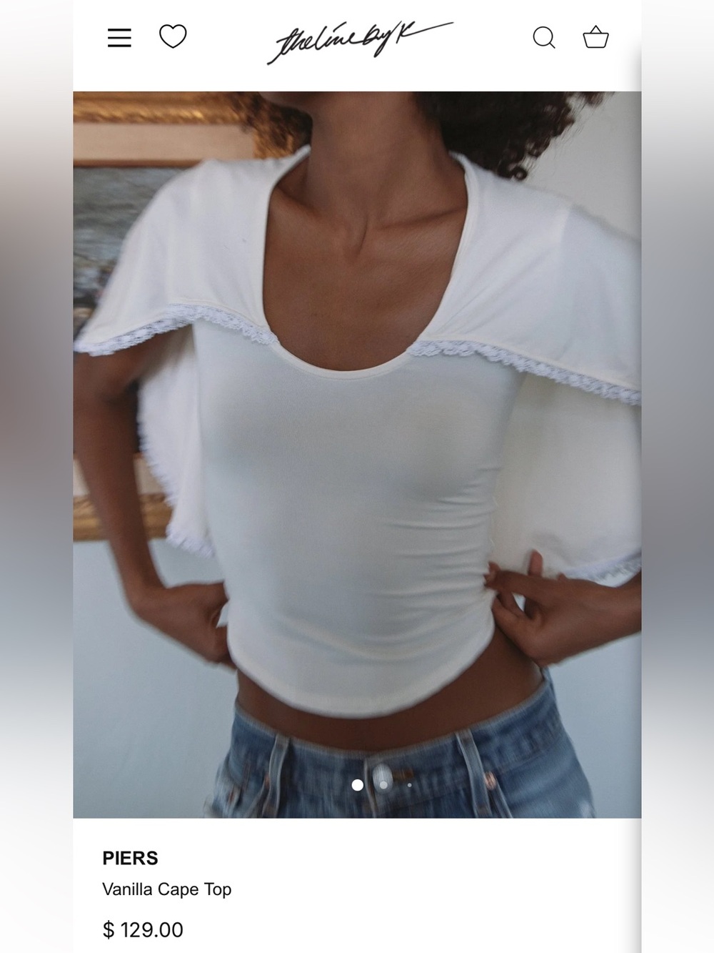 The Line by K Piers Capelet Top